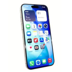 中古 Apple iPhone15 Pro Max 256GB ナチュラルチタニウム MU6R3J／A ネットワーク利用制限あります