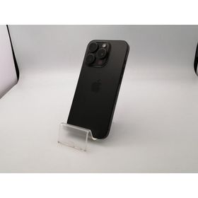 【中古】Apple SoftBank 【SIMフリー】 iPhone 15 Pro 128GB ブラックチタニウム MTU73J/A【大阪堂島】保証期間１ヶ月【ランクB】