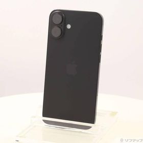 〔中古〕Apple(アップル) iPhone16 Plus 128GB ブラック 3N343J／A SIMフリー〔262-ud〕