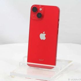 〔中古品〕 iPhone14 128GB プロダクトレッド MPV93J／A SIMフリー【258】