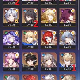 【引退アカウント】キャストリス2凸+餅 キュレネ 長夜月 ヒアンシー ファイノン セイバー+餅 | 崩壊スターレイル(崩スタ)のアカウントデータ、RMTの販売・買取一覧