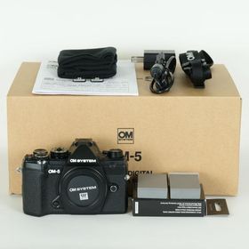 [美品 | シャッター数2,238回｜バッテリー2個付] OM SYSTEM OM-5 [ボディ ブラック] | マイクロフォーサーズマウント