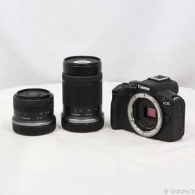 〔中古〕Canon(キヤノン) EOS R50 ダブルズームキット ブラック〔198-ud〕