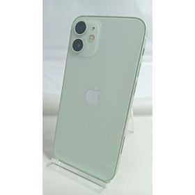 整備済！ iPhone12mini A2398 64GB 本体 グリーン SIMフリー 背面割れ 256681379