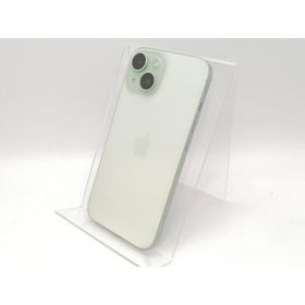 【中古】Apple 国内版 【SIMフリー】 iPhone 15 128GB グリーン MTMM3J/A【高崎モントレー】保証期間１ヶ月【ランクB】