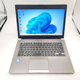 軽量 バッテリー◎ 13.3 東芝 ノートPC Dynabook R63/J Core i7-7500U windows11 pro 16GB SSD256GB カメラあり オフィス (C095)
