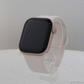 〔中古〕Apple(アップル) 〔展示品〕 Apple Watch Series 10 GPS 42mm ローズゴールドアルミニウムケース ライトブラッシュスポーツバンド〔368-ud〕