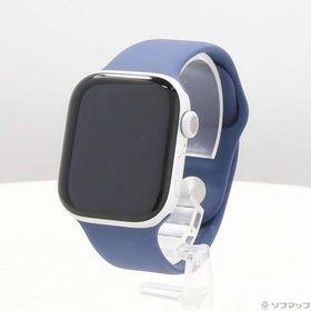 〔中古〕Apple(アップル) Apple Watch Series 10 GPS 42mm シルバーアルミニウムケース デニムスポーツバンド〔198-ud〕