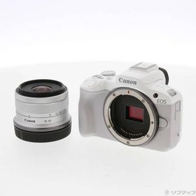 〔中古〕Canon(キヤノン) EOS R50 RF-S18-45 IS STM レンズキット ホワイト〔198-ud〕