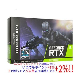 【中古】玄人志向グラボ GALAKURO GAMING GG-RTX2070SP-E8GB/DF PCIExp 8GB 元箱あり