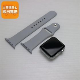 超美品 Apple Watch series3 42mm GPSモデル シルバー 即日発送 Apple 中古 あすつく 土日祝発送OK