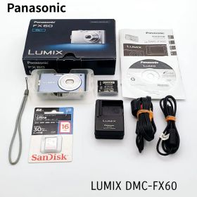 訳あり Panasonic LUMIX DMC-FX60 ラベンダーブルー