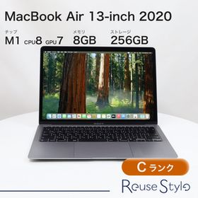 MacBook Air 13インチ 2020 M1 スペースグレイ 8GB 256GB JISキーボード Cランク