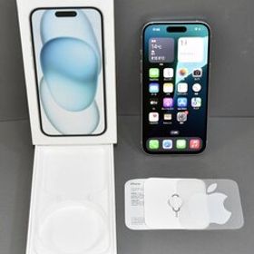 ★元箱付！Apple アップル iPhone 15 128GB MTML3J/A ブルー 利用制限「-」美品！★