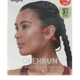 【Shokz】【未使用品】ショックス『OPENRUN / 骨伝導イヤホン / レッド』SKZ-EP-000006 音響機器 1週間保証【中古】