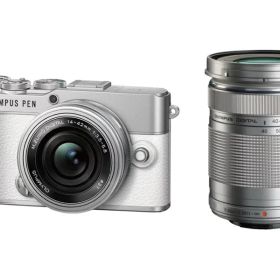 【送料無料】OLYMPUS E-P7WZK WHT ミラーレス一眼カメラ PEN E-P7 EZダブルズームキット （ホワイト）【在庫目安:お取り寄せ】| カメラ ミラーレスデジタル一眼レフカメラ 一眼レフ カメラ デジタル一眼カメラ