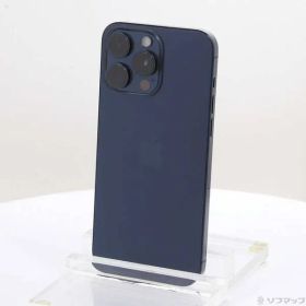 〔中古品〕 iPhone15 Pro Max 256GB ブルーチタニウム MU6T3J／A SIMフリー【262】