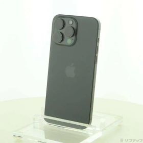 〔中古品〕 iPhone15 Pro Max 256GB ブラックチタニウム MU6P3J／A SIMフリー【258】