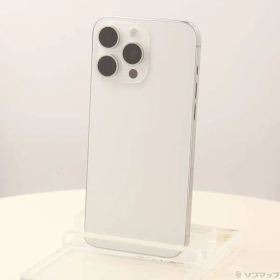 〔中古品〕 iPhone15 Pro Max 512GB ホワイトチタニウム MU6V3J／A SIMフリー【262】