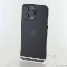 〔中古品〕 iPhone15 Pro Max 512GB ブラックチタニウム MU6U3J／A SIMフリー【262】