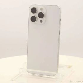 〔中古品〕 iPhone15 Pro Max 512GB ホワイトチタニウム MU6V3J／A SIMフリー【198】