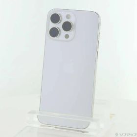 〔中古品〕 iPhone15 Pro Max 512GB ホワイトチタニウム MU6V3J／A SIMフリー【371】