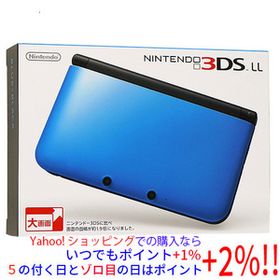 【中古】任天堂 ニンテンドー3DS LL ブルーXブラック SPR-S-BKAA 液晶画面いたみ 元箱あり