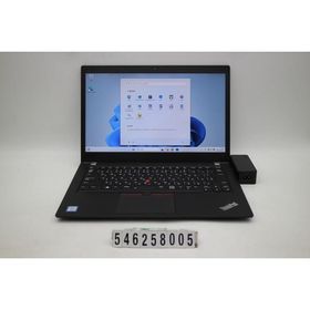 ノートパソコン Lenovo ThinkPad T480s Core i7 8650U 1.9GHz/16GB/1024GB(SSD)/14W/FHD(1920x1080)/Win11