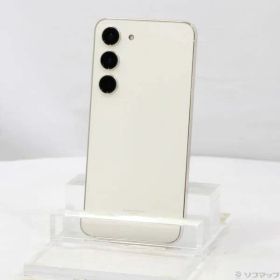 〔中古品〕 Galaxy S23 256GB クリーム SCG19 au SIMフリー【368】
