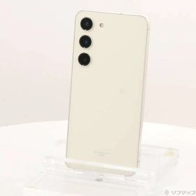 〔中古品〕 Galaxy S23 256GB クリーム SCG19 au SIMフリー【258】