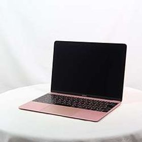 MacBook 12-inch Early-2016 MMGL2J／A Core_m3 1.1GHz 8GB SSD256GB ローズゴールド 〔10.15 Catalina〕 ［グラフィック：Int