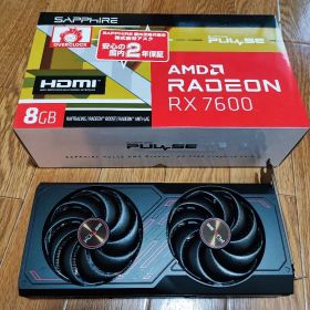 [正常動作確認済]Sapphire Radeon RX 7600