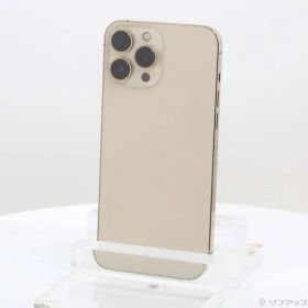 〔中古品〕 iPhone13 Pro Max 256GB ゴールド MLJA3J／A SIMフリー【349】
