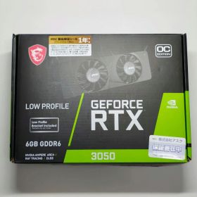 MSI GeForce RTX 3050 LP 6G OC