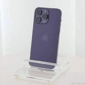 〔中古品〕 iPhone14 Pro Max 256GB ディープパープル MQ9E3J／A SIMフリー【258】