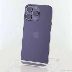 〔中古品〕 iPhone14 Pro Max 256GB ディープパープル MQ9E3J／A SIMフリー【352】