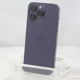 〔中古品〕 iPhone14 Pro Max 512GB ディープパープル MQ9J3J／A SIMフリー【352】