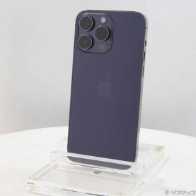 〔中古品〕 iPhone14 Pro Max 1TB ディープパープル MQ9N3J／A SIMフリー【258】