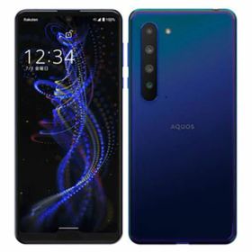 【中古】【安心保証】 AQUOS R5G SH-RM14[256GB] 楽天モバイル アースブルー