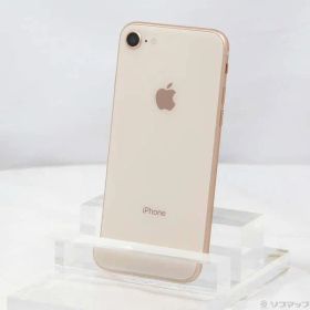 〔中古品〕 iPhone8 64GB ゴールド MQ7A2J／A SIMフリー【368】