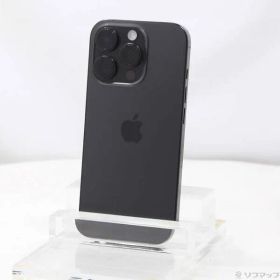 〔中古品〕 iPhone16 Pro 256GB ブラックチタニウム MYN03J／A SIMフリー【297】