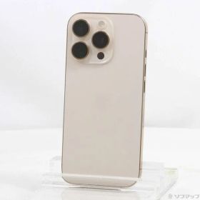 〔中古品〕 iPhone16 Pro 256GB デザートチタニウム MYN23J／A SIMフリー【295】