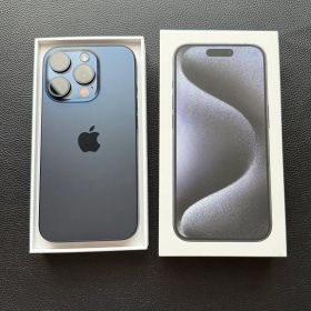 【美品】iPhone 15 Pro 256GB SIMフリー ブルーチタニウム