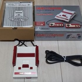 即決FC 本体美品 ニンテンドークラシックミニ ファミリーコンピューター 動作確認済 ミニファミコン マリオゼルダリンクFFドラキュラ魔界村