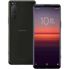 ソニー スマートフォン Xperia 5II 256GB (SIMフリー/ブラック) [XQ-AS42] (状態：本体状態難) 携帯電話