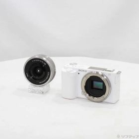 〔中古品〕 VLOGCAM ZV-E10L パワーズームレンズキット ホワイト【251】