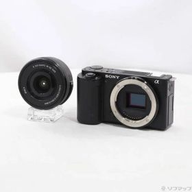 〔中古品〕 VLOGCAM ZV-E10L パワーズームレンズキット ブラック【196】