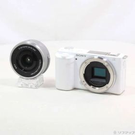 〔展示品〕 VLOGCAM ZV-E10L パワーズームレンズキット ホワイト【258】