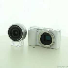 〔中古品〕 VLOGCAM ZV-E10L パワーズームレンズキット ホワイト【276】