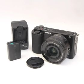 【シャッター数74回】SONY ソニー VLOGCAM ZV-E10L パワーズームレンズキット ブラック